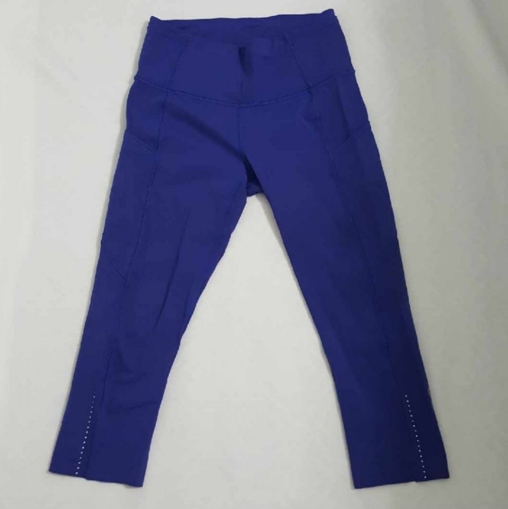 Lululemon Fast and Free Crops II *Nulux 19"